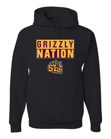 San Lorenzo Grizzlies SLZ Script Nation #1 Men's Premium Hoodie