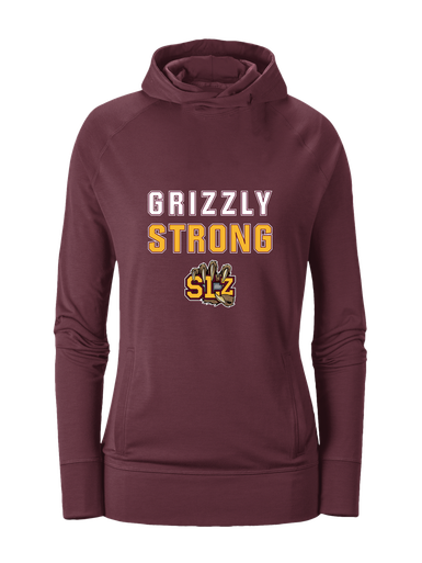 San Lorenzo Grizzlies SLZ Script Strong #2 Women's Hoodie