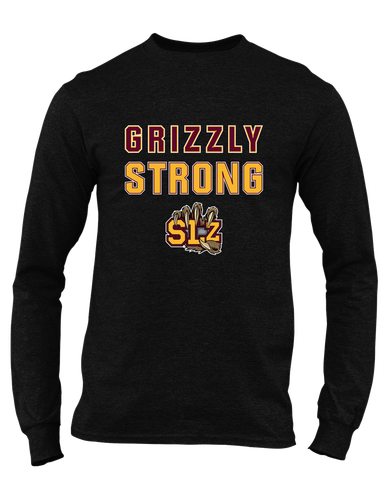 San Lorenzo Grizzlies SLZ Script Strong #2 Men's Premium LS T-Shirt