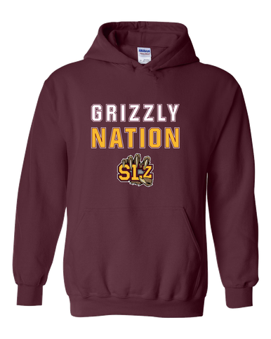 San Lorenzo Grizzlies SLZ Script Nation #2 Men's Hoodie