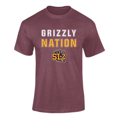 San Lorenzo Grizzlies SLZ Script Nation #2 Men's Premium SS T-Shirt