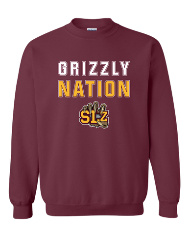 San Lorenzo Grizzlies SLZ Script Nation #2 Men's Sweatshirt