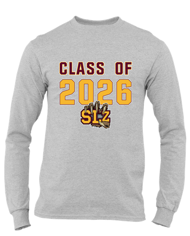 San Lorenzo Grizzlies SLZ Script Class of 2026 Men's Premium LS T-Shirt