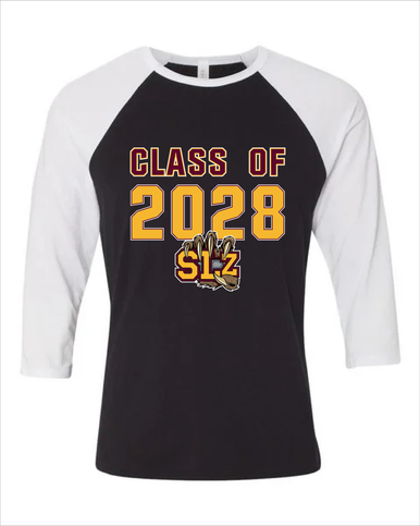 San Lorenzo Grizzlies SLZ Script Class of 2028 Men's Baseball T-Shirt