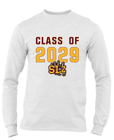 San Lorenzo Grizzlies SLZ Script Class of 2029 Men's LS T-Shirt