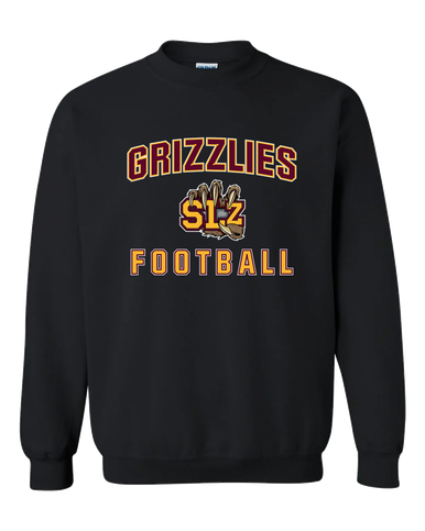 San Lorenzo Grizzlies SLZ Script Football #1 Men's Sweatshirt