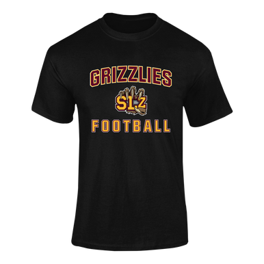 San Lorenzo Grizzlies SLZ Script Football #1 Men's SS T-Shirt