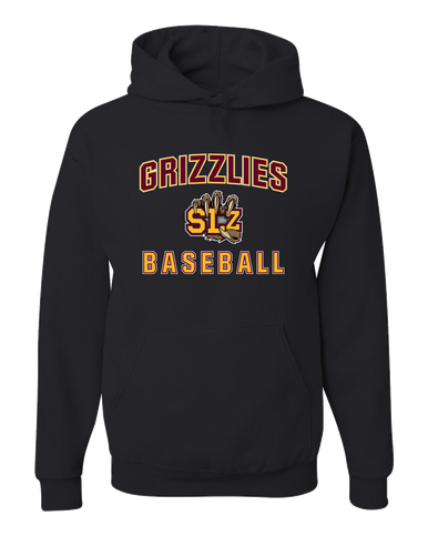 San Lorenzo Grizzlies SLZ Script Baseball #1 Men's Premium Hoodie