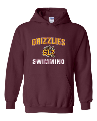 San Lorenzo Grizzlies SLZ Script Swimming Men's Hoodie