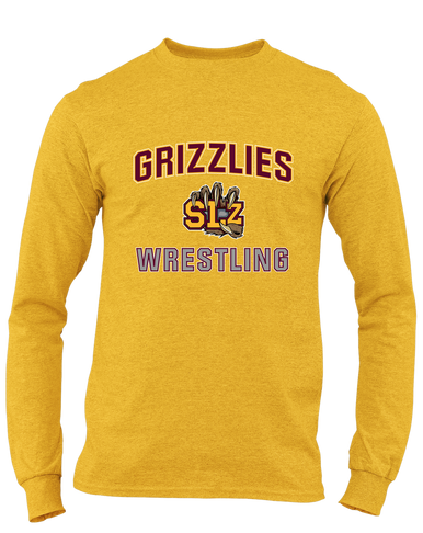 San Lorenzo Grizzlies SLZ Script Wrestling Men's LS T-Shirt