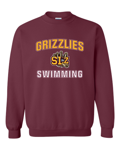 San Lorenzo Grizzlies SLZ Script Swimming Men's Sweatshirt