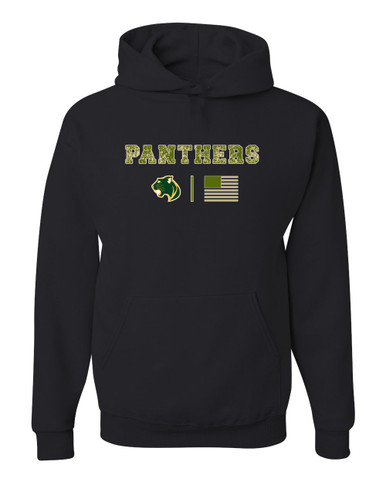 Parkdale Panthers Camo Flag Men's Premium Hoodie