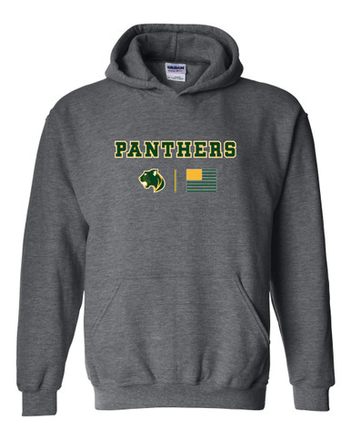 Parkdale Panthers Team Colors Flag Men's Hoodie