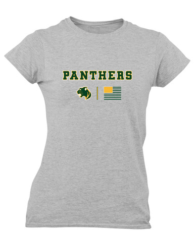 Parkdale Panthers Team Colors Flag Women's SS T-Shirt