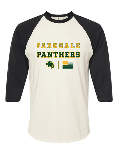 Parkdale Panthers Spirit Flag Women's Baseball T-Shirt