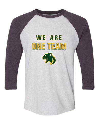 Parkdale Panthers We Are One Team Women's Baseball T-Shirt