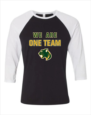 Parkdale Panthers We Are One Team Men's Baseball T-Shirt