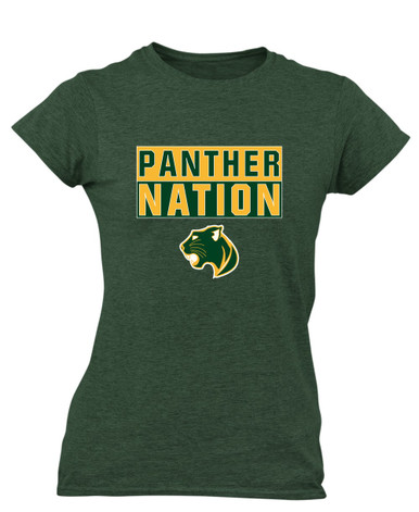 Parkdale Panthers Nation #1 Women's Premium SS T-Shirt