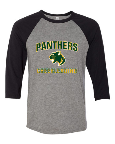 Parkdale Panthers Cheerleading Women's Baseball T-Shirt