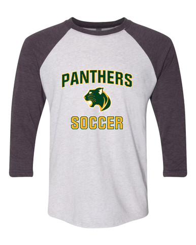 Parkdale Panthers Soccer #1 Women's Baseball T-Shirt