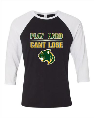 Parkdale Panthers Play Hard, Can't Lose Men's Baseball T-Shirt