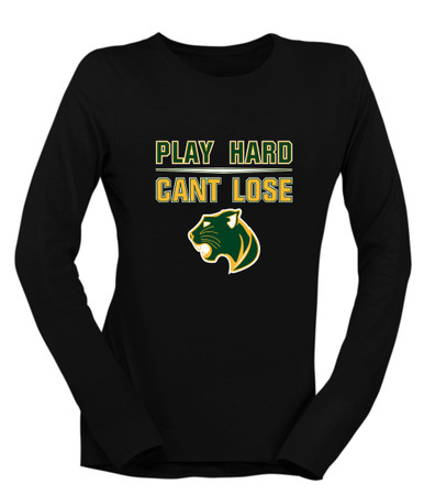 Parkdale Panthers Play Hard, Can't Lose Women's LS T-Shirt