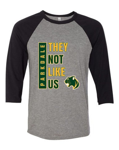 Parkdale Panthers They Not Like Us #1 Men's Baseball T-Shirt
