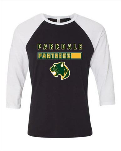 Parkdale Panthers Mascot #7 Women's Baseball T-Shirt