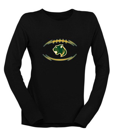 Parkdale Panthers Football #3 Women's LS T-Shirt