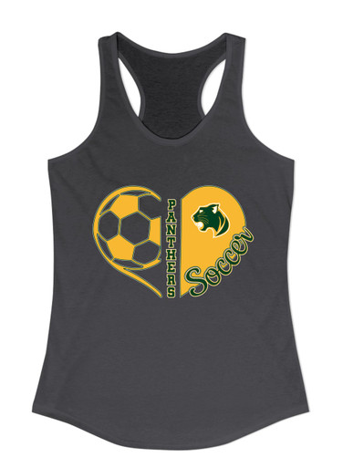 Parkdale Panthers Heart Soccer Women's Tank Top