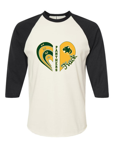 Parkdale Panthers Heart Track Women's Baseball T-Shirt