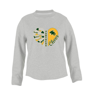 Parkdale Panthers Heart Cheer Women's Sweatshirt