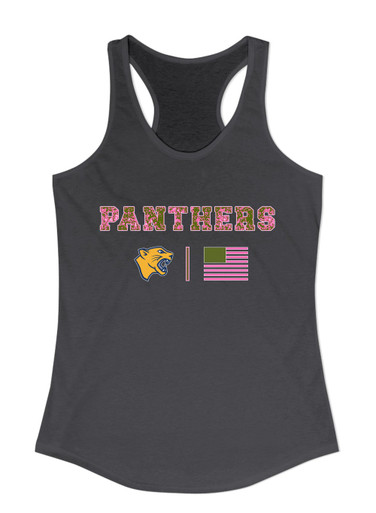 Cheltenham Panthers Pink Camo Flag Women's Tank Top