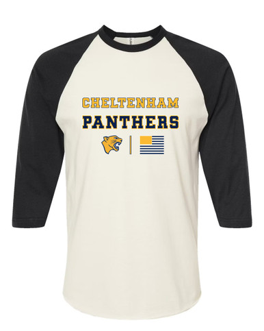 Cheltenham Panthers Spirit Flag Women's Baseball T-Shirt