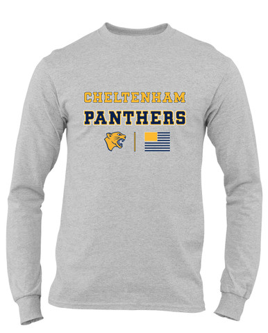 Cheltenham Panthers Spirit Flag Men's Premium LS T-Shirt