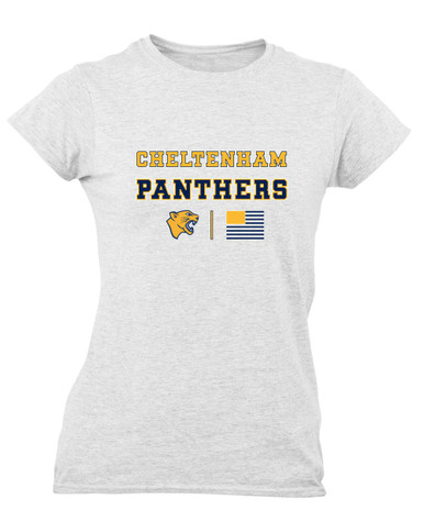 Cheltenham Panthers Spirit Flag Women's Premium SS T-Shirt
