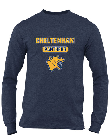 Cheltenham Panthers Mascot #3 Men's LS T-Shirt