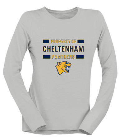 Cheltenham Panthers Property Of Women's Premium LS T-Shirt