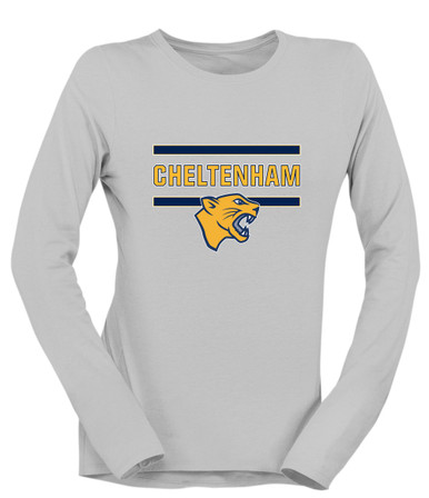 Cheltenham Panthers Mascot #4 Women's LS T-Shirt