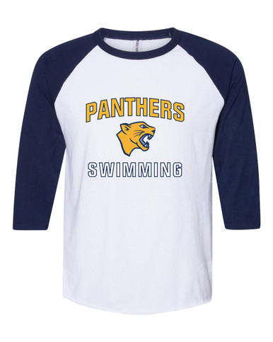 Cheltenham Panthers Swimming Men's Baseball T-Shirt
