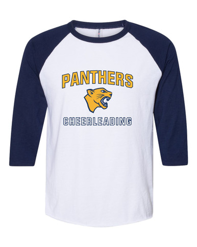 Cheltenham Panthers Cheerleading Women's Baseball T-Shirt