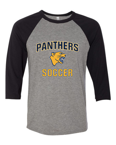 Cheltenham Panthers Soccer #1 Women's Baseball T-Shirt