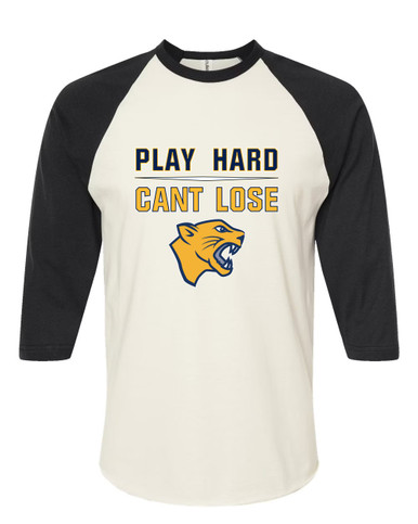 Cheltenham Panthers Play Hard, Can't Lose Women's Baseball T-Shirt