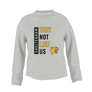 Cheltenham Panthers They Not Like Us #1 Women's Sweatshirt