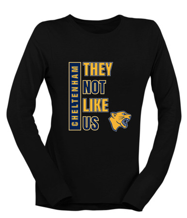 Cheltenham Panthers They Not Like Us #1 Women's Premium LS T-Shirt