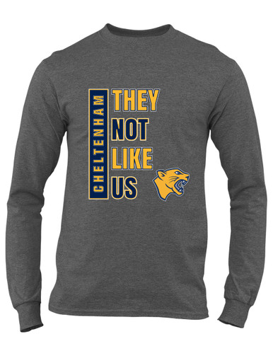 Cheltenham Panthers They Not Like Us #1 Men's Premium LS T-Shirt