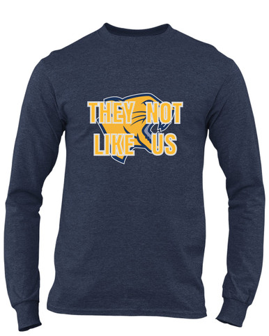 Cheltenham Panthers They Not Like Us #2 Men's LS T-Shirt