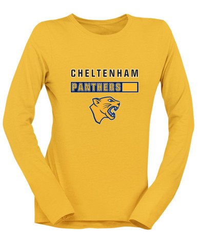 Cheltenham Panthers Mascot #7 Women's LS T-Shirt