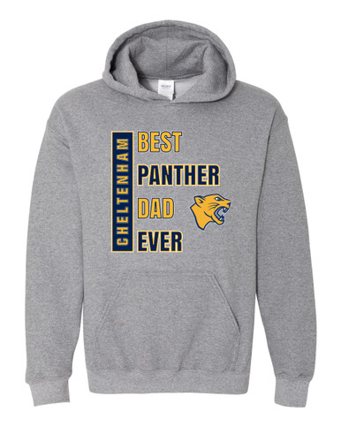 Cheltenham Panthers Best Panther Dad Men's Hoodie