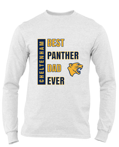 Cheltenham Panthers Best Panther Dad Men's Premium LS T-Shirt